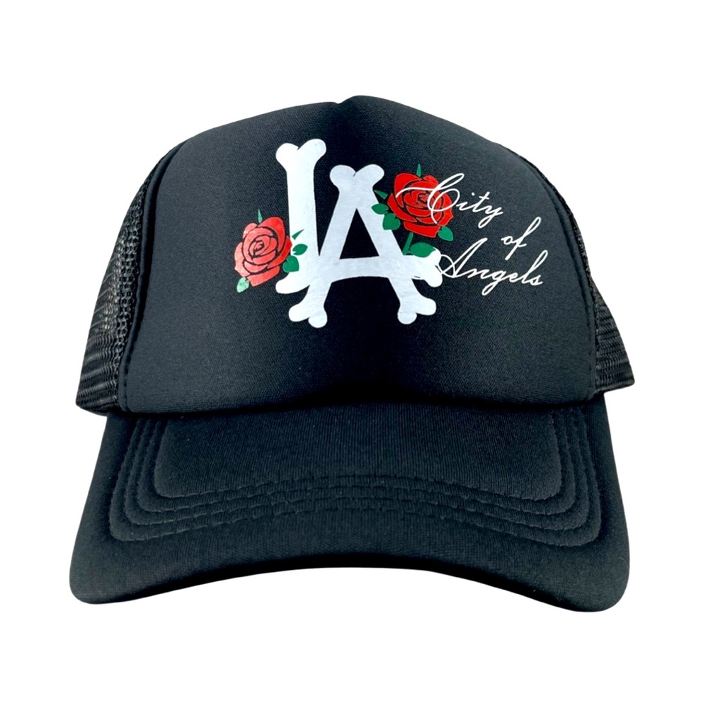 Reason LA City Of Angels Rose Trucker Hat